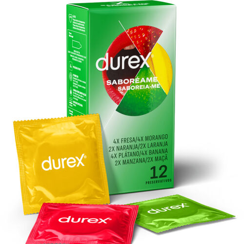 Durex — Preservativos Saboreame 12 Unidades