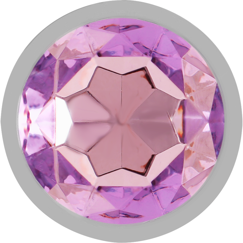 Intense Plug Anal de Alumínio com Cristal Violeta