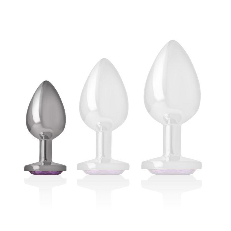 Plug Anal de Alumínio com Cristal Violeta — Intense