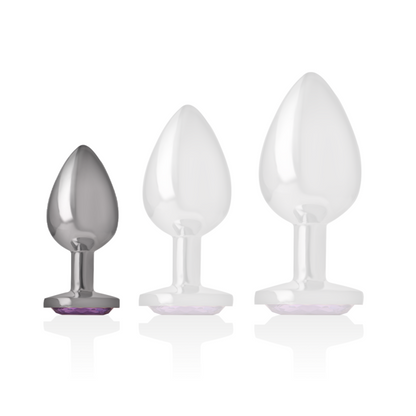Plug Anal de Alumínio com Cristal Violeta — Intense