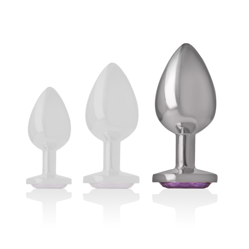 Plug Anal de Alumínio com Cristal Violeta — Intense