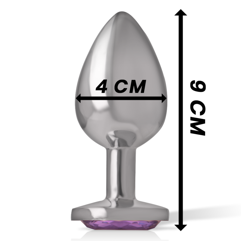 Plug Anal de Alumínio com Cristal Violeta — Intense