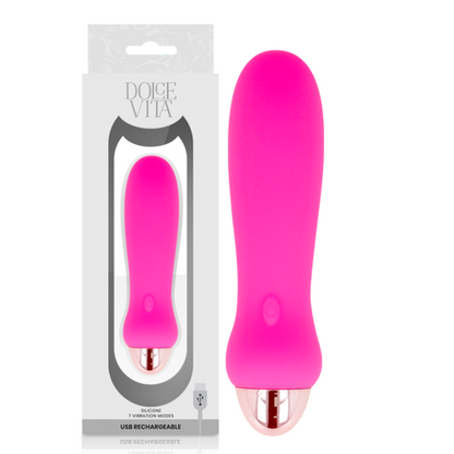 DOLCE VITA – Vibrador Recarregável com 7 Modos e 2 Motores