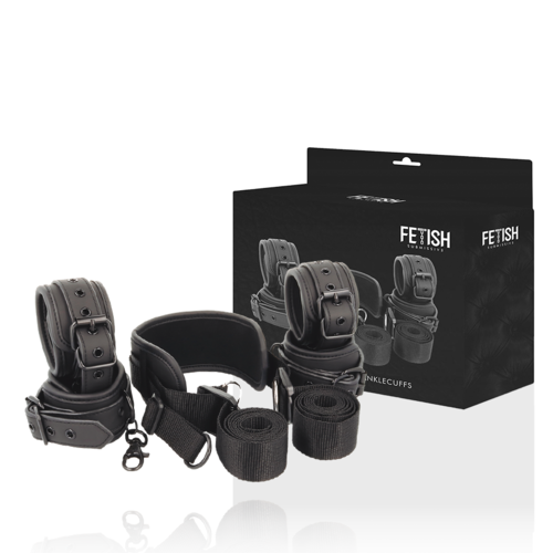 FETISH SUBMISSIVE — Conjunto Mestre com 4 Algemas Revestidas com Neoprene