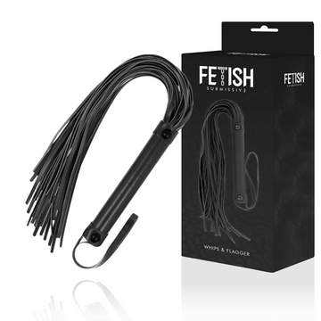 Fetish Submissive — Chicote em Couro Vegano — imagem 2
