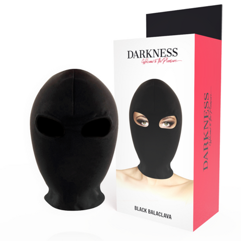 Darkness — Máscara de Submissão Spandex Preto — imagem principal