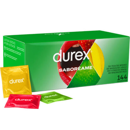 Durex — Preservativos Frutas do Prazer 144 Unidades
