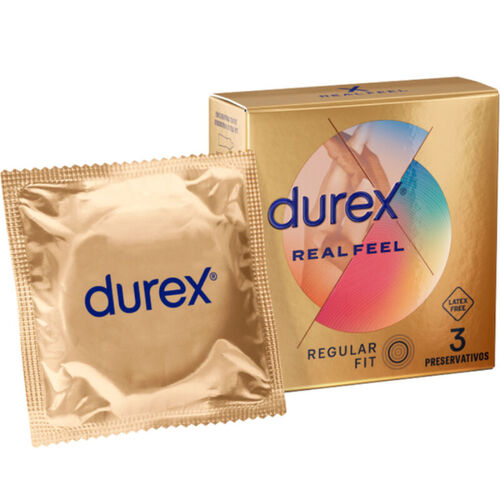 Durex — Preservativos RealFeel 3 Unidades