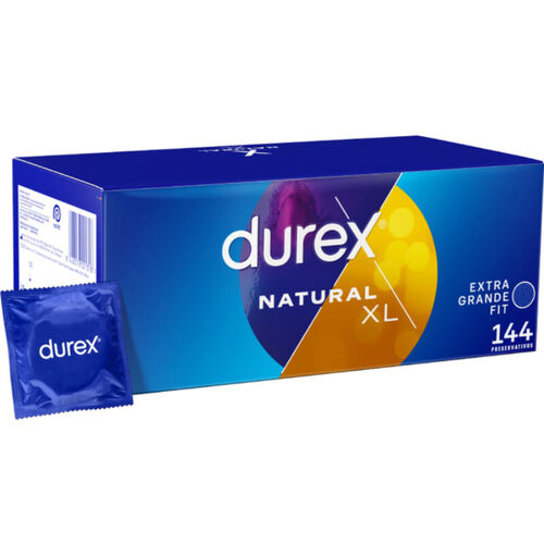 Durex — Preservativos Extra Grande XL 144 Unidades