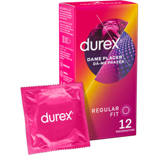 Durex — Preservativos Placador Dame 12 Unidades