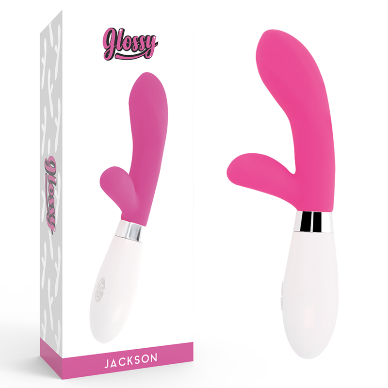 GLOSSY – Vibrador Rabbit Jackson Rosa