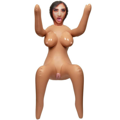 CalExotics — Boneca Inflável Sexual Back Door Babe com 3 Buracos e Corpo Flexível