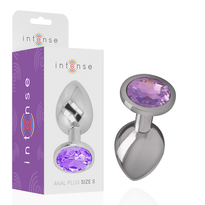 Plug Anal de Alumínio com Cristal Violeta — Intense