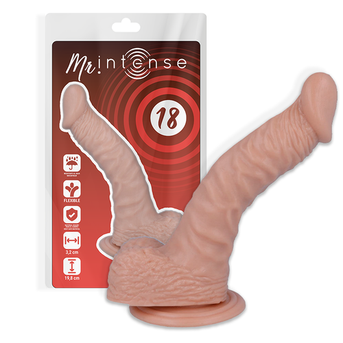 Mr. Intense — Modelo 18 Dildo Realista 19,8 cm com Ventosa