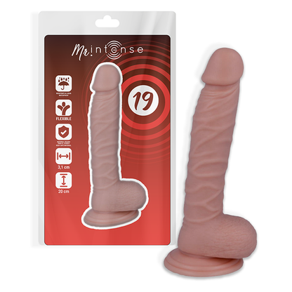 Mr. Intense — Modelo 19 Dildo Realista 20 cm com Ventosa