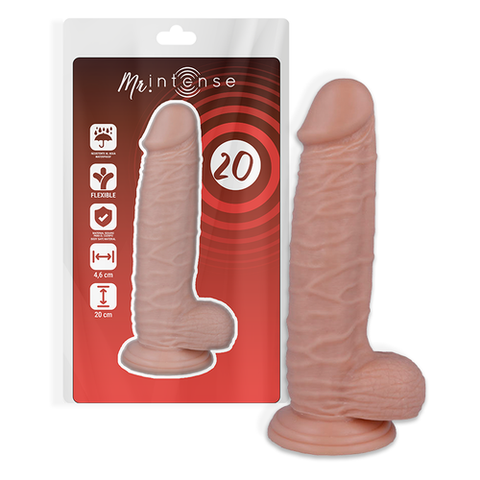 Mr. — Modelo 20 Dildo Realista 20 cm com Ventosa — imagem principal
