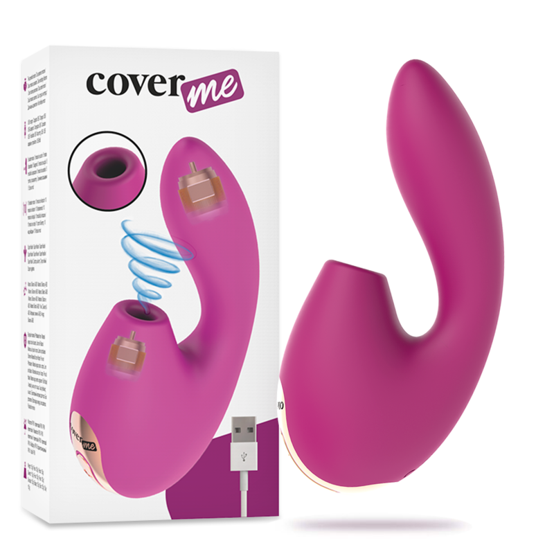 Vibrador de Ponto G com Sucção Clitoriana — CoverMe