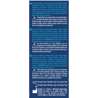 Control Lubrificante Íntimo à Base de Água – Natural 75 ml