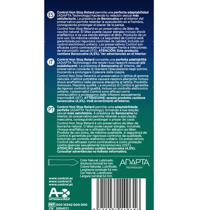 Control — Preservativos Non Stop Retard 12 Unidades