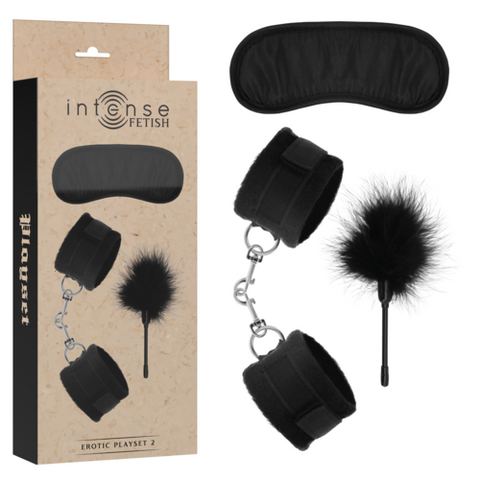 Kit com Algemas, Máscara e Tickler — imagem principal