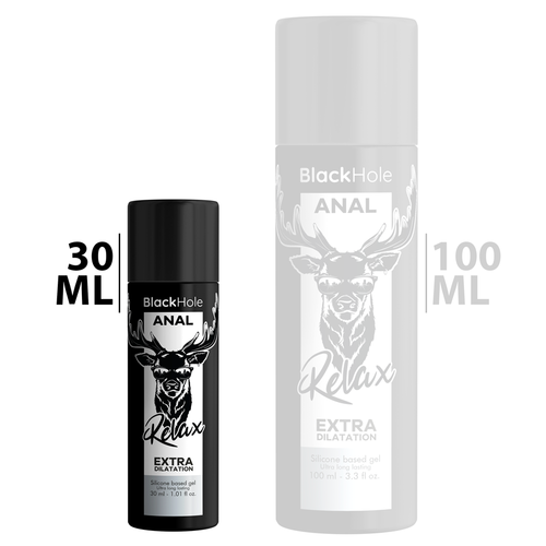 Black Hole Gel de Dilatação Anal à Base de Silicone – Relaxante 30 ml