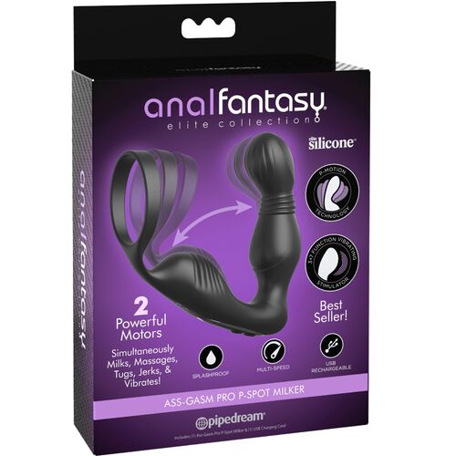 ANAL FANTASY ELITE – Ass-Gasm Pro Massageador de Próstata Recarregável