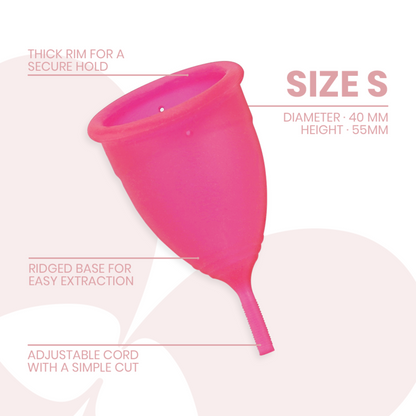 Intimichic — Medical Grade Silicone Menstrual Cup Size S and L
