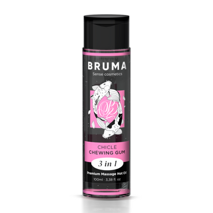 BRUMA – Óleo de Massagem Premium 3 em 1 Cupcake • Efeito Calor 100 ml