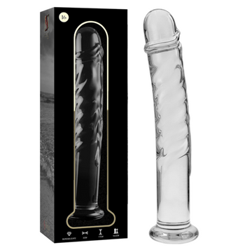 Nebula Series by Ibiza — Dildo de Vidro Transparente 18,5 cm — vista adicional 2