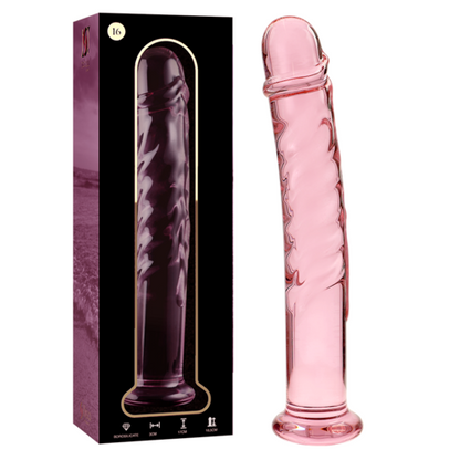Nebula Series by Ibiza — Dildo de Vidro Transparente 18,5 cm