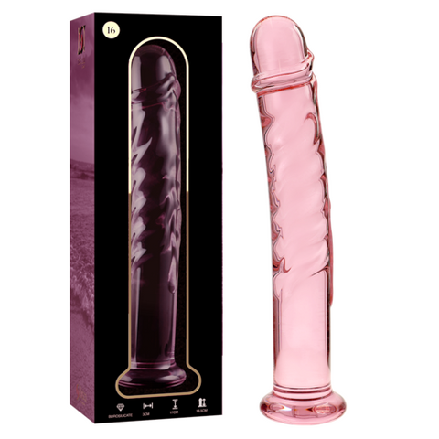 Nebula Series by Ibiza — Dildo de Vidro Transparente 18,5 cm — imagem principal