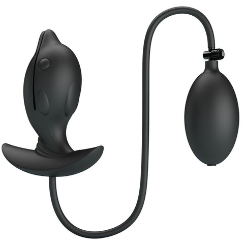 Plug Anal Inflável Recarregável com Vibração (10 Funções) — imagem principal