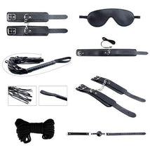 ALIVE – Kit Secret Desires 7 Peças BDSM Preto