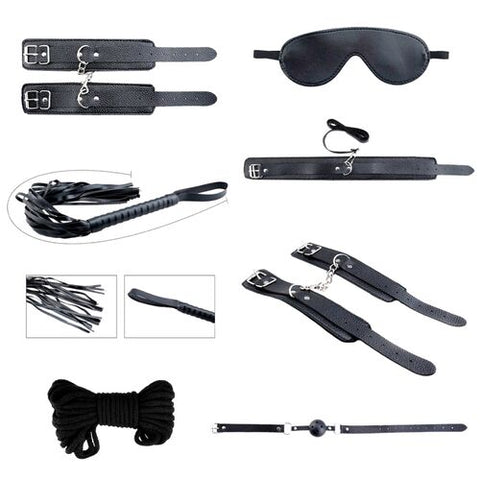ALIVE — Kit Secret Desires 7 Peças BDSM Preto — imagem principal