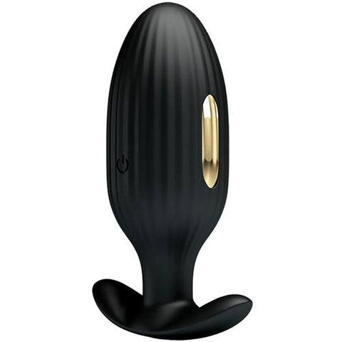 Jefferson — Plug Anal Preto com App, Vibração & E-Stim — imagem principal