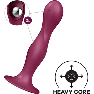 Dildo Double Ball-R com Bolas Internas de Movimento e Ventosa — vista adicional 2