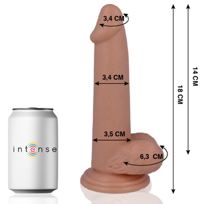 Mr. Intense — Modelo 10 Dildo Realista 18 cm com Ventosa