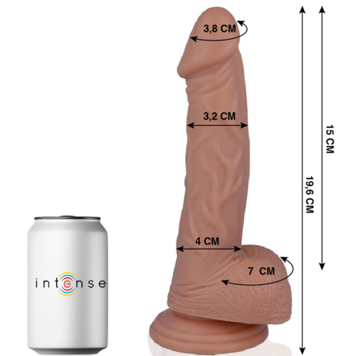 Mr. Intense — Modelo 16 Dildo Realista 19,6 cm com Ventosa
