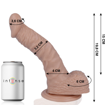 Mr. Intense — Modelo 18 Dildo Realista 19,8 cm com Ventosa