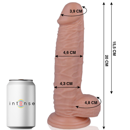 Mr. Intense — Modelo 20 Dildo Realista 20 cm com Ventosa