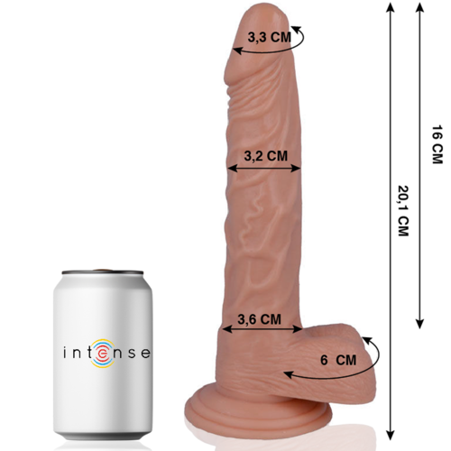 Mr. Intense — Modelo 21 Dildo Realista  20,1 cm com Ventosa