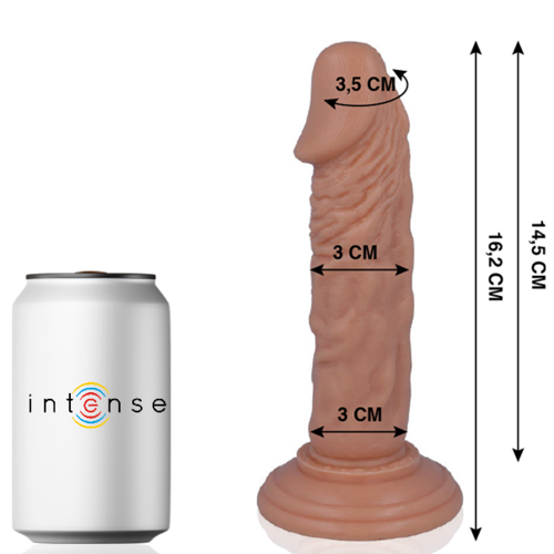 Mr. Intense — Modelo 3 Dildo Realista 16,2 cm com Ventosa