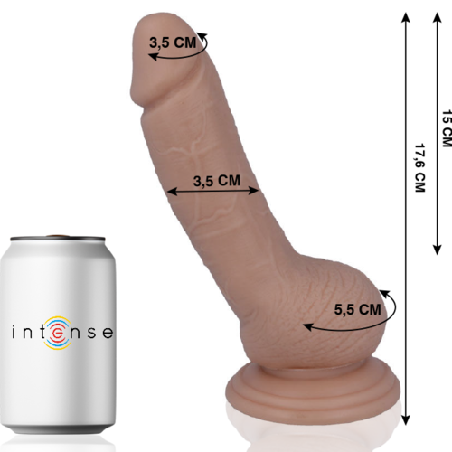Mr. Intense — Modelo 8 Dildo Realista 17,6 cm com Ventosa