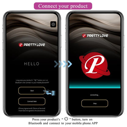 Pretty Love – Jefferson Plug Anal Vibratório + Choque Elétrico com Controlo por Aplicação (Roxo)