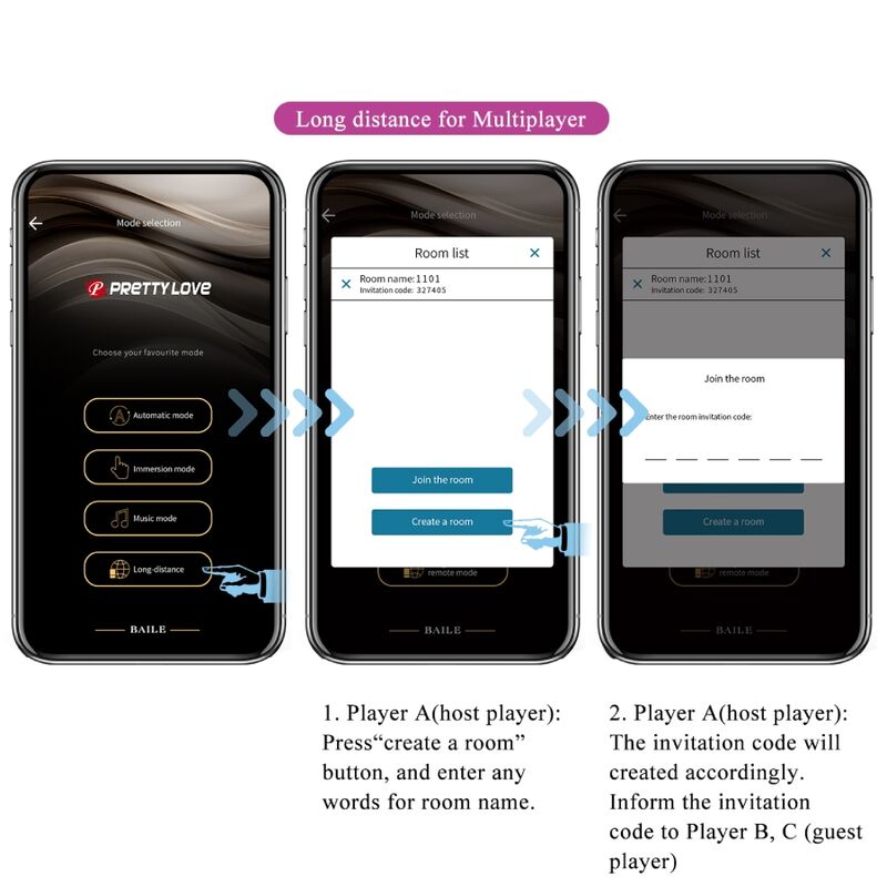 Pretty Love – Jefferson Plug Anal Vibratório + Choque Elétrico com Controlo por Aplicação (Roxo)