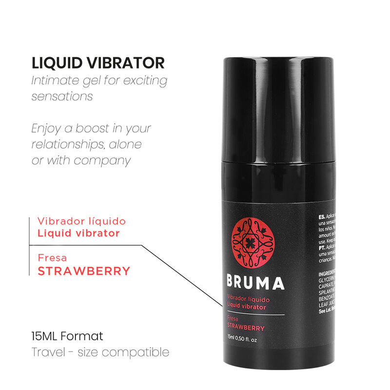 BRUMA — Vibrador Líquido Ultradeslizante 15 ml