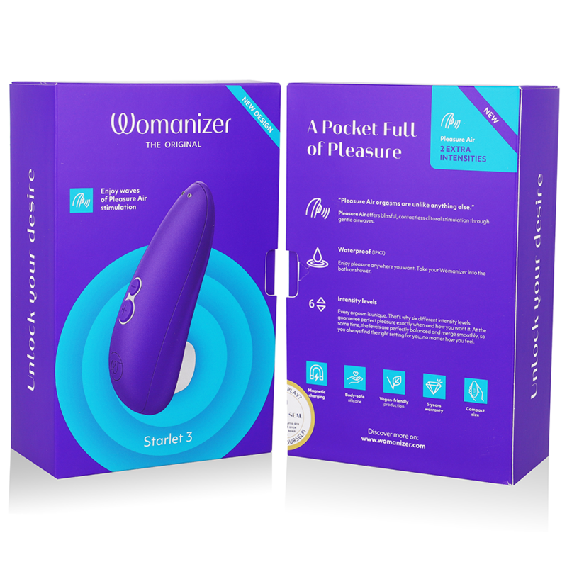 Starlet 3 — Estimulador Clitoriano — Womanizer — Índigo — vista 7