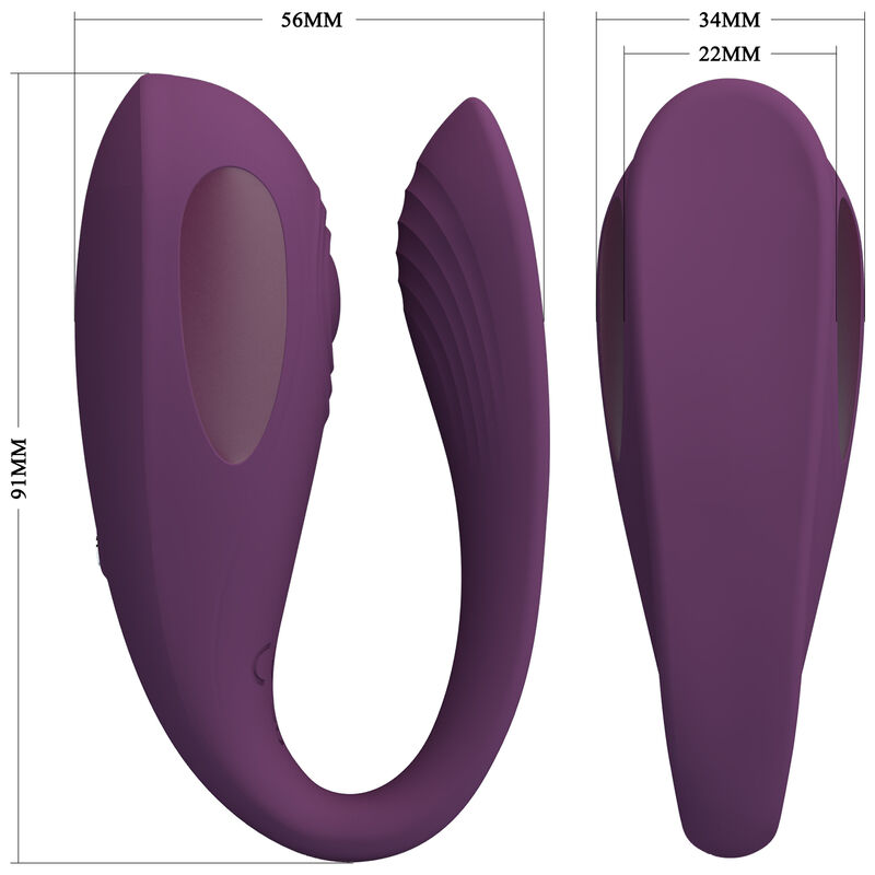 Pretty Love Aari Purple Clitoris Massager with App