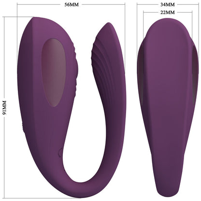 Pretty Love Aari Purple Clitoris Massager with App