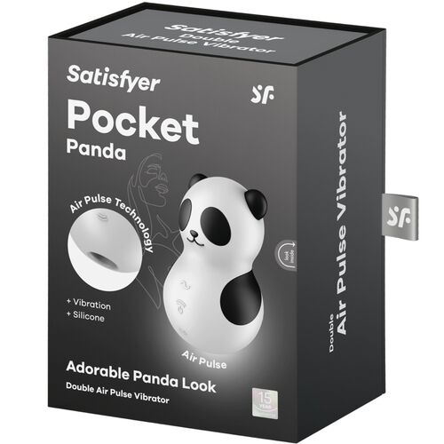 Satisfyer – Pocket Panda Estimulador Air Pulse + Vibração